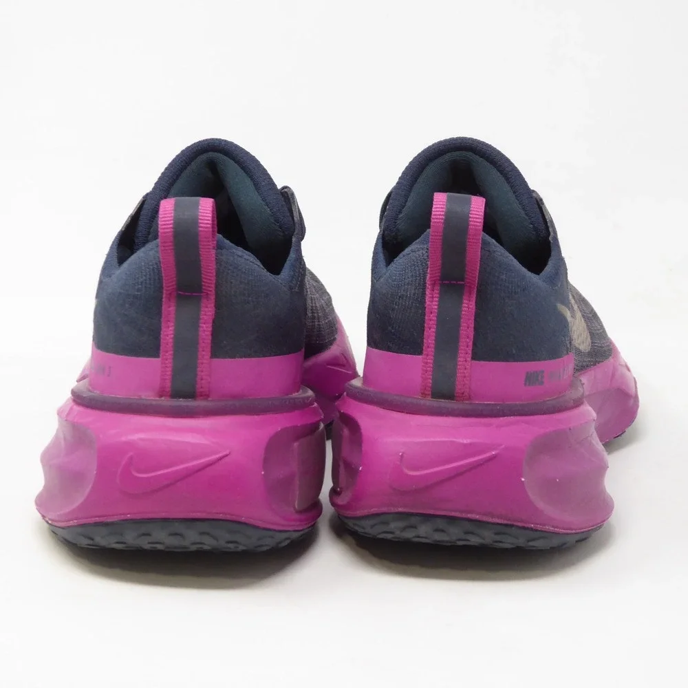 Nike Womens ZoomX Invincible Run 3 Flyknit Navy Purple DR2660-401 Size 6.5